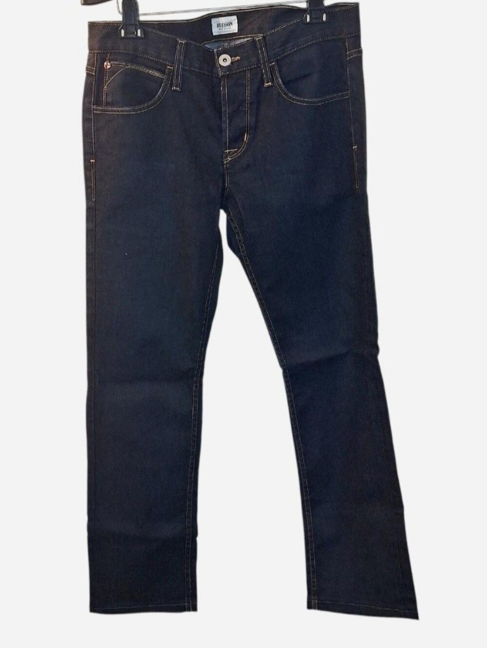 Hudson Men's Dark Blue Straight-leg Jeans